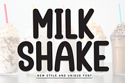 Milk Shake | Script Font, a Script Font by Scratchones (Thumbnail 1 of 8)