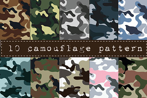 Seamless Camouflage Pattern