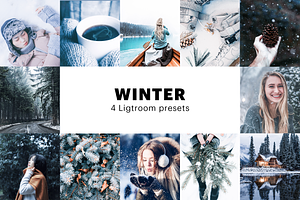 4 Winter Lightroom Presets