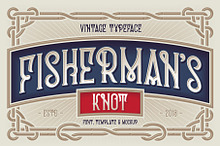 Fisherman's Knot. Font & Graphics