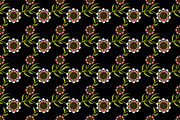 Leafy Mums Pattern Tile, a Pattern Graphic by Penina (Thumbnail 4 of 5)
