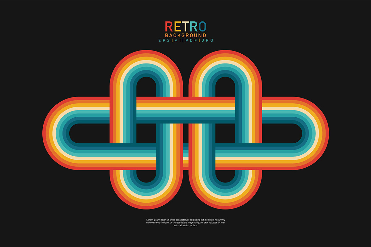 Abstract Retro Backgrounds, a Background Graphic by Artlogs x Modaldesain (Photo 4 of 7)