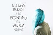 Brolly Fight, a playful wonky font, a Handwritten Font by Rachel White Art (Thumbnail 9 of 12)