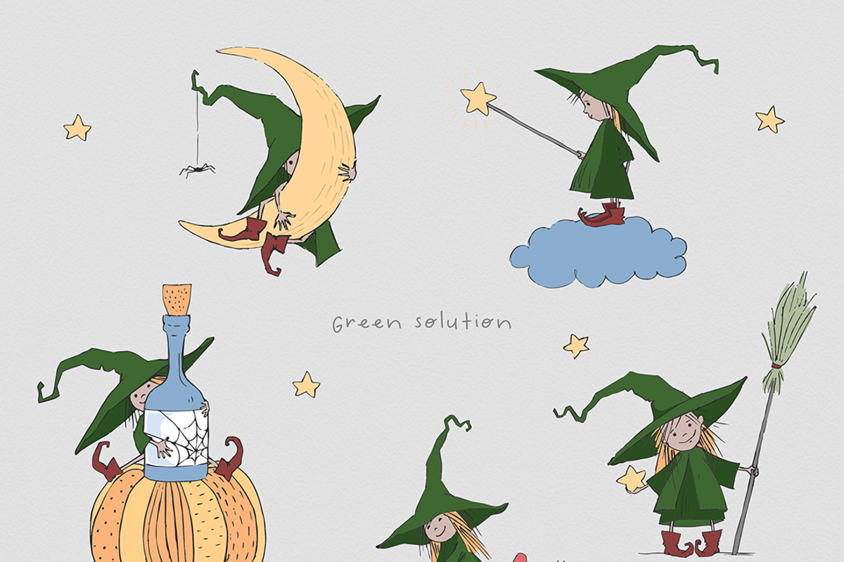Cute Halloween Collection, an Illustration by Eva Katerina (Photo 11 of 19)