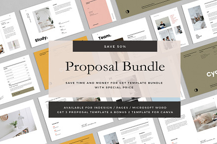 Proposal Bundle, a Brochure Template by Occy Design