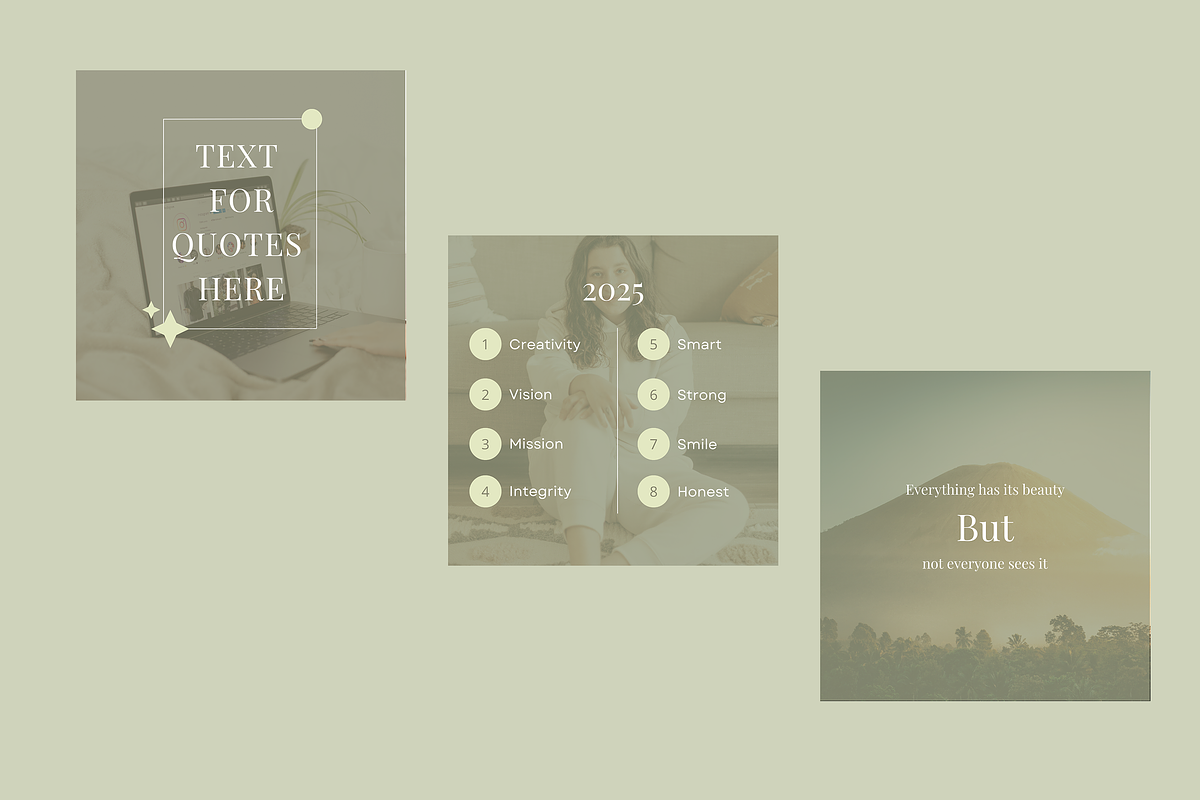 Influencer Social Media Template, a Social Media Template by Reza Space (Photo 2 of 3)