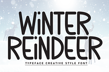 Winter Reindeer | Script Font