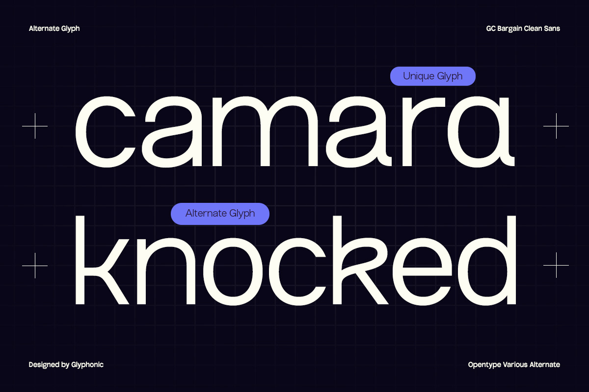GC Bargain - Clean Sans Typeface, a Sans Serif Font by Glyphonic (Photo 7 of 15)