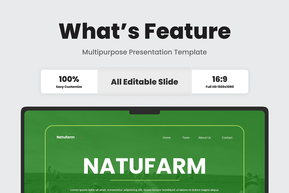 Organic Agriculture Farm GoogleSlide, a Presentation Template by SquidPixey (Photo 2 of 6)