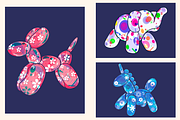 Animal Balloons Clipart, an Animal Illustration by Darts Lines (Thumbnail 3 of 6)