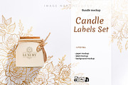 Candle Labels Set, a Household Mockup by YuMyart (Thumbnail 1 of 7)
