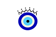 Greek Evil Eye Vector Set, an Empty State Illustration by Creathub Studio (Thumbnail 5 of 6)