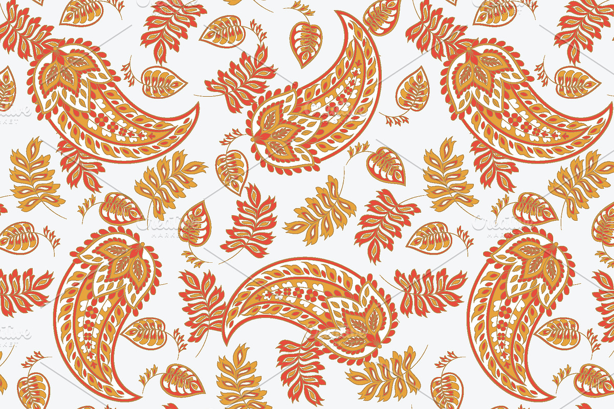 Summer patterns with paisley, a Pattern Graphic by antalogiya (Photo 7 of 10)