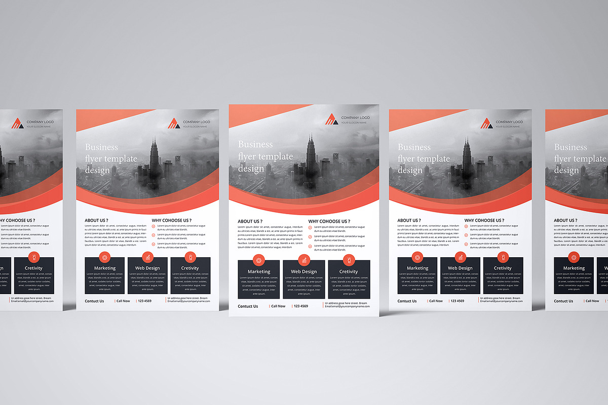 Business Flyer Template Design, a Flyer Template by Mazharul Islam (Photo 10 of 10)
