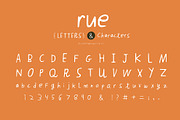 Rue Letters (Font), a Font by Small Made Goods (Thumbnail 2 of 4)