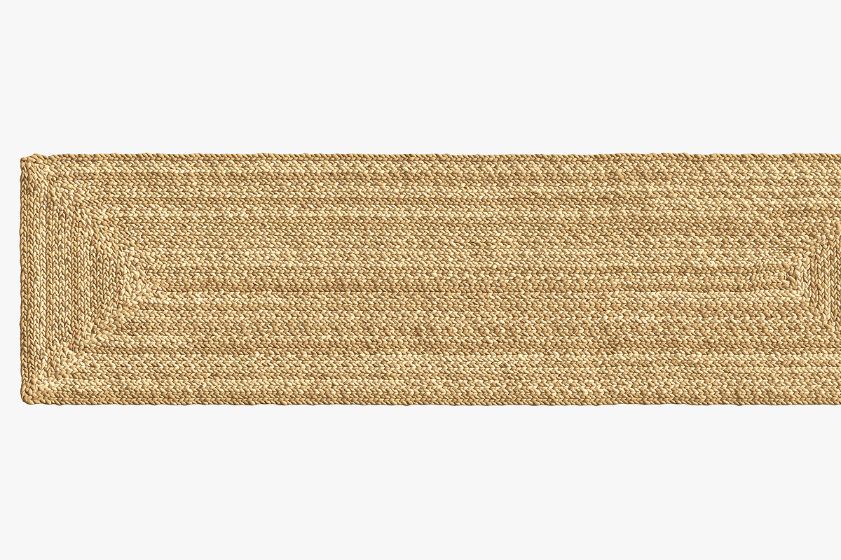 Dina Coastal Jute Rug Runner, a Furniture 3D Model by 3dmitruk (Photo 8 of 14)