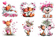 Woodland Romance Clipart, an Illustration by Daily.Designs (Thumbnail 5 of 8)