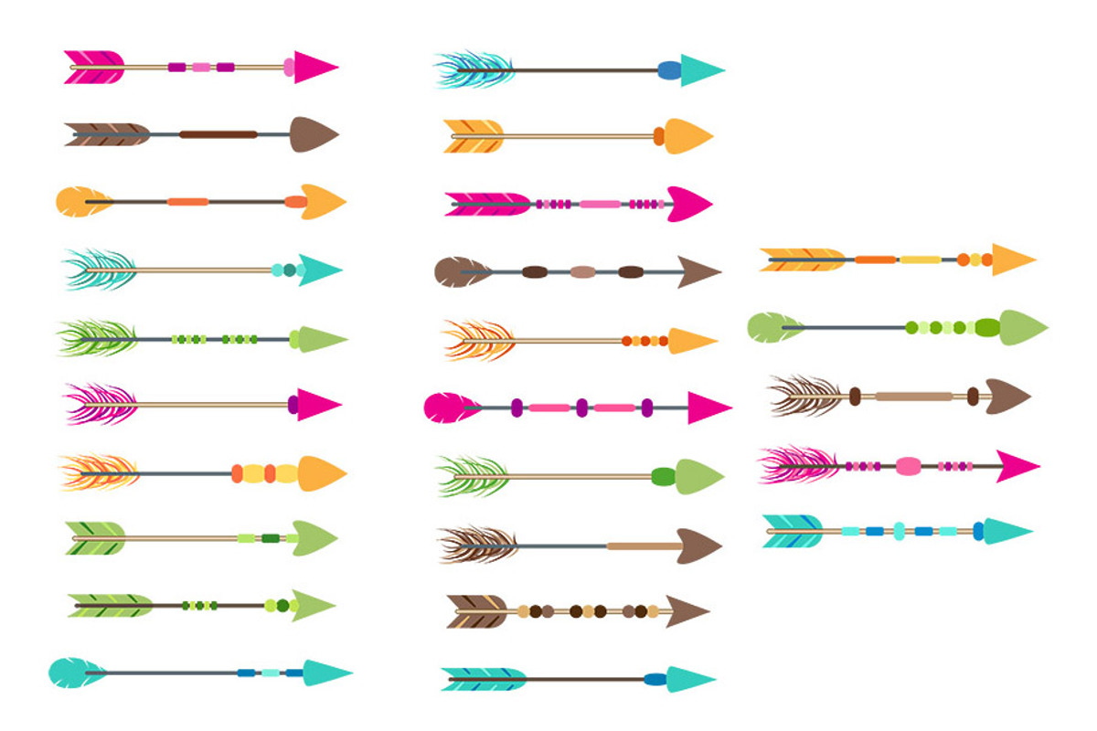 90+ Arrows Clipart Mega Bundle, a Decorative Illustration by The Digital Download Shop (Photo 3 of 7)
