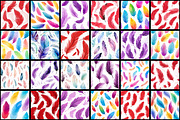 Feathers Seamless Pattern, a Pattern Graphic by Forhadx5 (Thumbnail 4 of 7)
