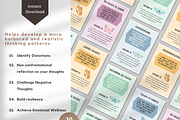 Cognitive Behavior Therapy Cards PDF, a Templates & Theme by GolokaTherapy (Thumbnail 1 of 6)
