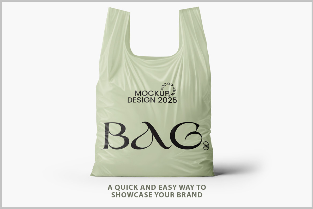 Plastic Carrier Bag Mockup PSD, a Packaging Mockup by Bruno's Shop (Photo 2 of 4)