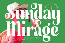 Sunday Mirage Modern Serif Font