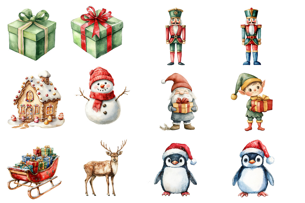 Christmas Clipart, an Illustration by Designworld (Photo 5 of 6)
