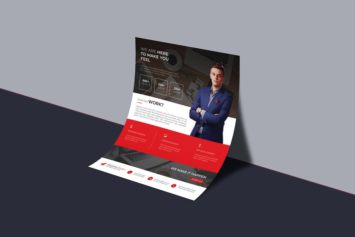 Corporate Flyer, a Flyer Template by retrographix (Photo 3 of 4)