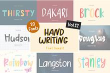 HANDWRITING FONT BUNDLE VOL. 12