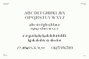 Migroska Elegant Ligature Serif Font, a Serif Font by Perfectype (Thumbnail 6 of 6)