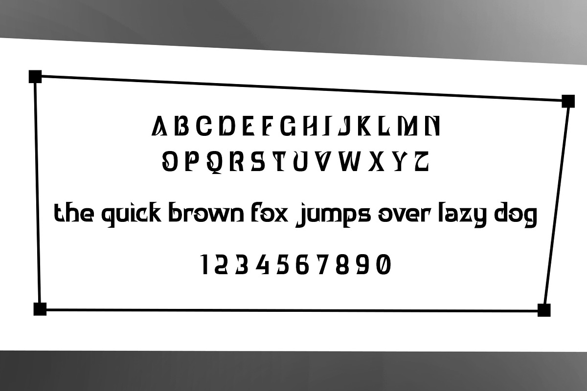Cyberal - Modern Futuristic Unique, a Sans Serif Font by Attractype (Photo 6 of 7)