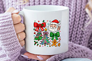 Preppy Santa Doodles Png, Christmas, an Illustration by Daily.Designs (Thumbnail 3 of 5)