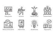 Teamwork, Leadership & Presentation, an Outline Icon by Nuburu (Thumbnail 3 of 5)