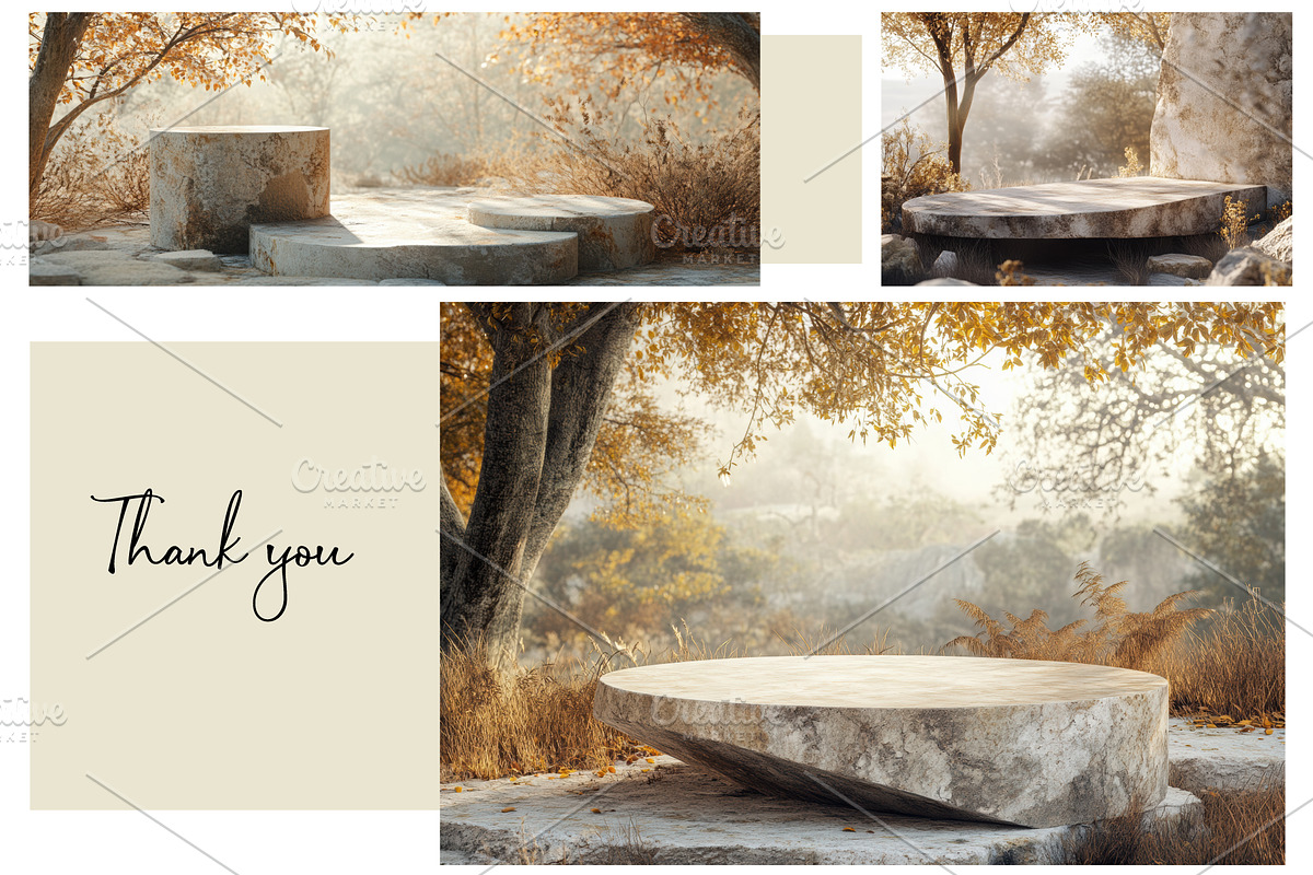Rustic Stone Podium Outdoors, a Nature Photo by Nebbia (Photo 2 of 2)