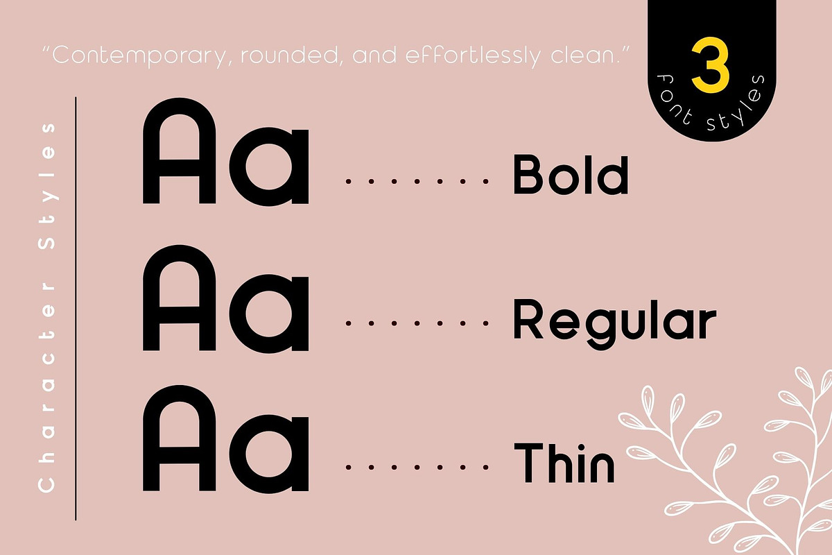 Fox Linea Font, a Sans Serif Font by Fox7 By Rattana (Photo 2 of 12)