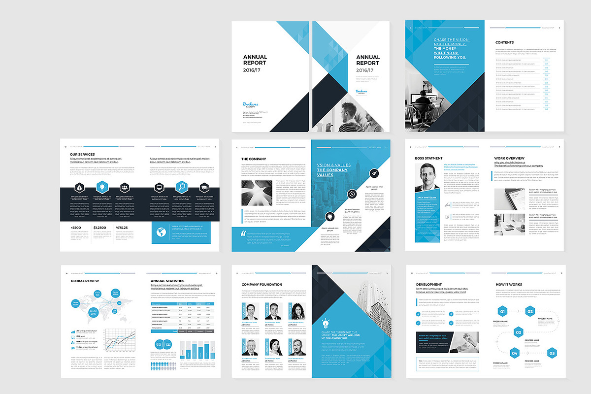 Annual Report, a Brochure Template by BrochuresFactory (Photo 11 of 11)