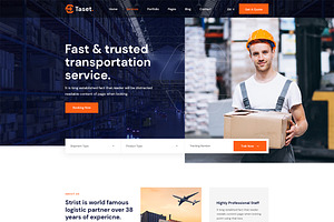 Transportation Website Template