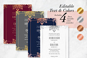 Modern Meets Art Deco Invite Suite, an Invitation Template by StoryBird Design (Thumbnail 4 of 6)