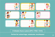 School Planner Set for Kids, a Stationery Template by vik.stock (Thumbnail 7 of 9)