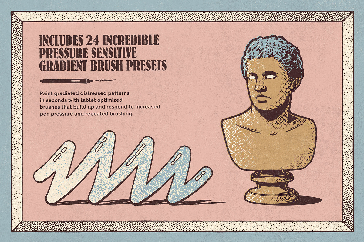 Lithotone Brushes for Photoshop, a Brush Add-On by True Grit Texture Supply (Photo 7 of 10)