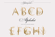 Gilded Petals Gold Foliage, an Illustration by SunnyAfternoons (Thumbnail 8 of 13)
