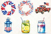 4th of July Clipart, Independence, an Illustration by Libby Wishes (Thumbnail 4 of 7)