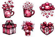 cute-valentine love valentine clipar, an Illustration by CreationArt (Thumbnail 2 of 5)