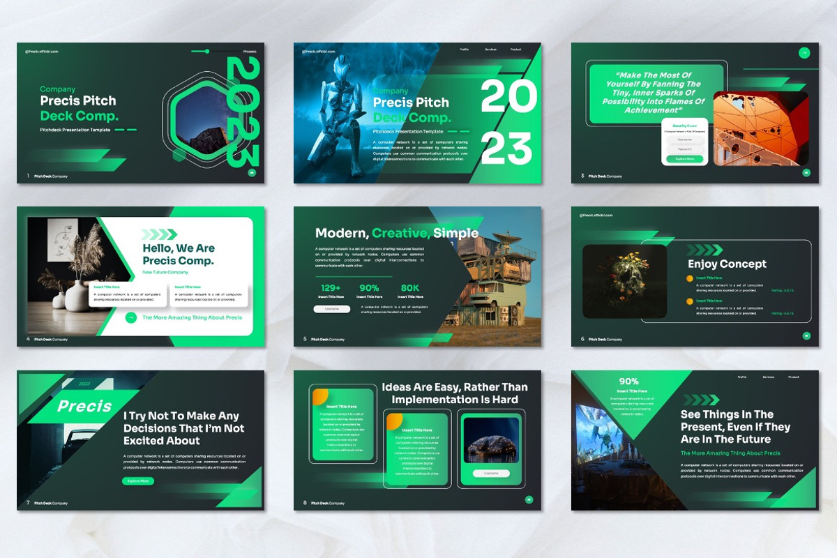 Precis - Pitch Deck Keynote, a Presentation Template by Dhabee (Photo 6 of 8)