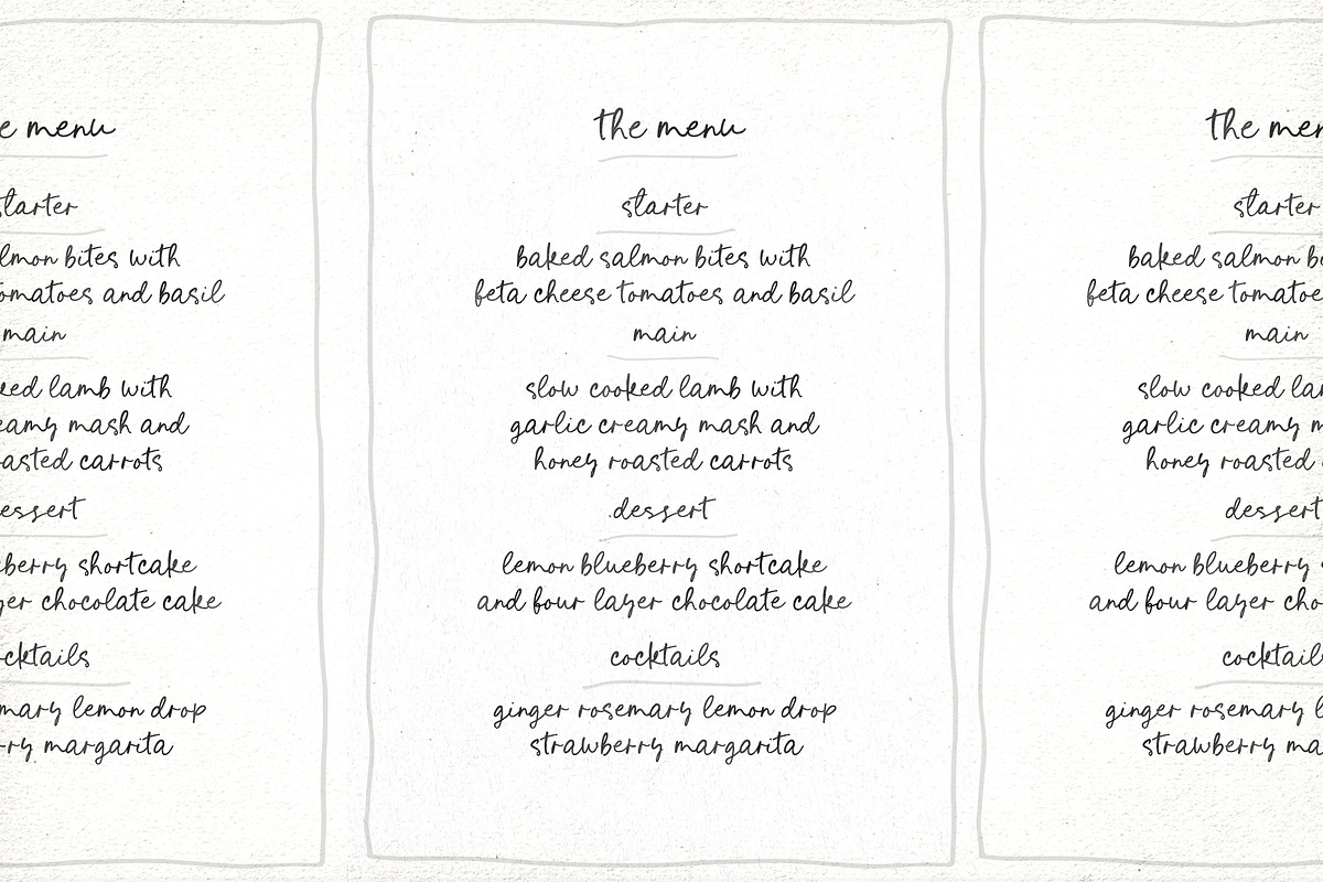 Bluelle | a Whimsical Wedding Script, a Script Font by Pink Coffie (Photo 8 of 12)