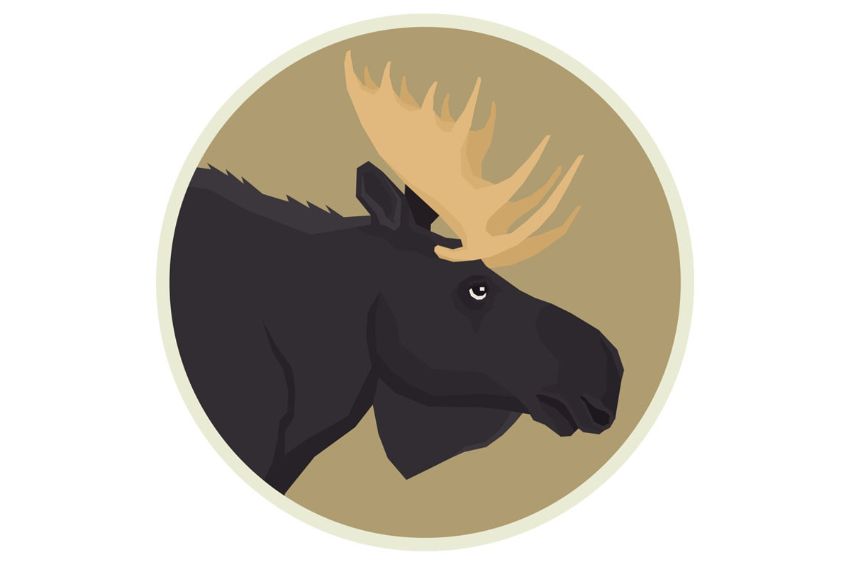 Moose Forest Wildlife set, an Object Graphic by Nenilkime (Photo 3 of 3)