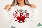 Valentine Nurse Faux Yarn PNG, an Illustration by Craft Nest (Thumbnail 2 of 4)