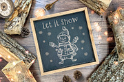 Christmas Vintage Snowmen, a Decorative Illustration by Otry Art (Thumbnail 16 of 17)