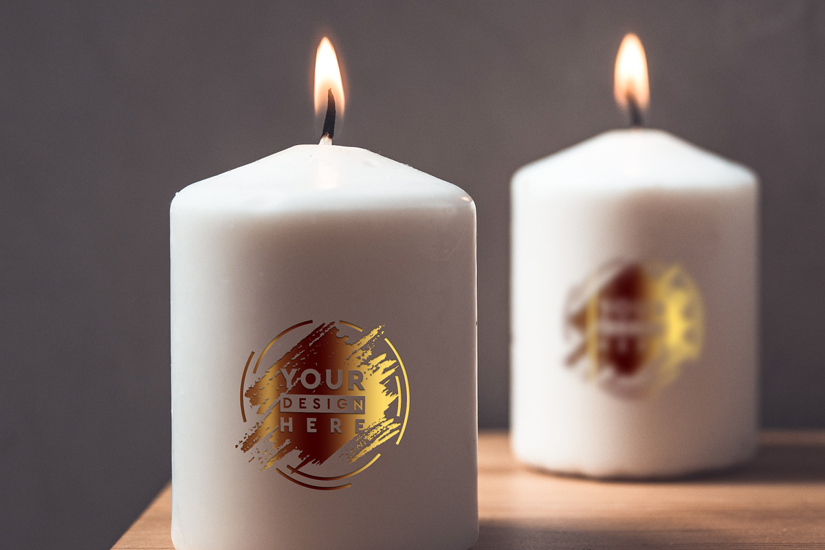 Candle Mock-up #08, a Product Mockup by Mila