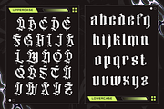 Blime Blackletter - Logo Font, a Blackletter Font by Nirmana Visual (Thumbnail 4 of 11)